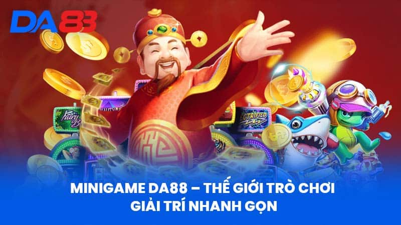 Nổ Hũ DA88 – Cánh Cửa Vàng Và Cơ Hội Trúng Thưởng Khủng 3 MINIGAME DA88 – Thế Giới Trò Chơi Giải Trí Nhanh Gọn